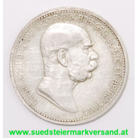 Österreich-Ungarn Franz Joseph I. 60-jähriges Regierungsjubiläum 1 Krone 1908