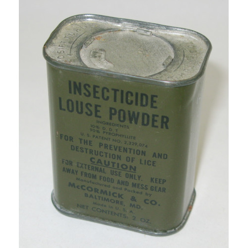 US WW2 Insecticide louse powder