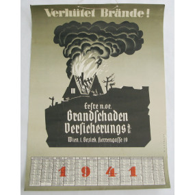 Wandkalender aus dem Jahre 1941