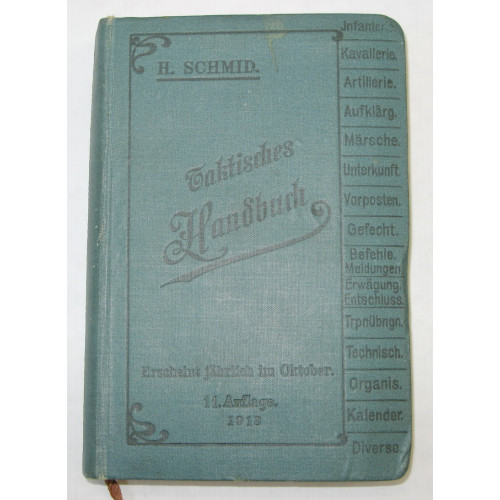 Taktisches Handbuch 1913