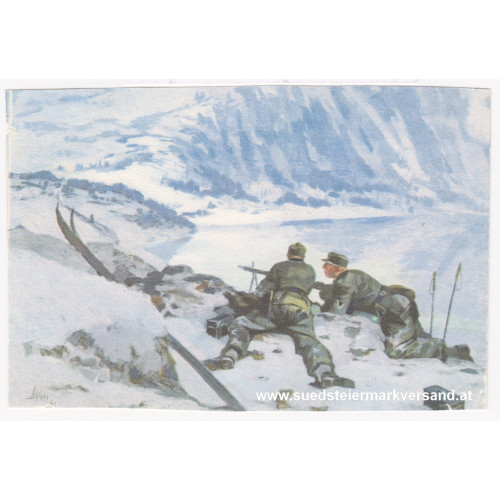 Ansichtskarte / Postkarte, Deutsche Wehrmacht, Gebirgsjäger vor Narvik