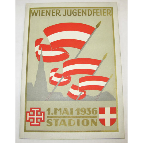 Wiener Jugendfeier - Veranstaltet vom Stadtschulrat für Wien 1. Mai 1936 - Stadion