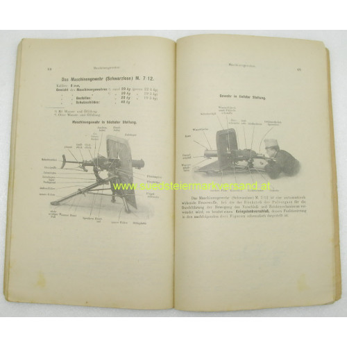 Waffenwesen Instruktionsbuch für Reserveoffiziersschulen 3. Teil 1915