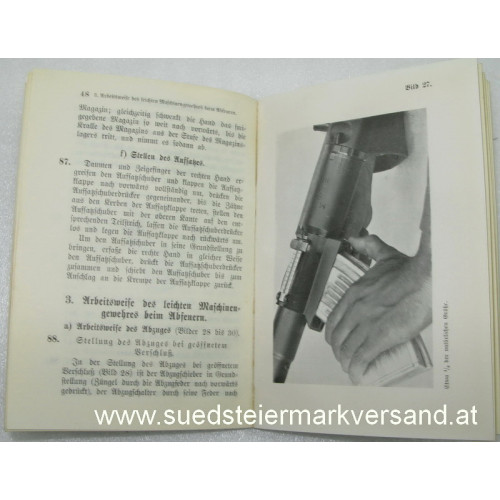 8 mm M. 30 leichtes Maschinengewehr Einrichtung und Instandhaltung 1933