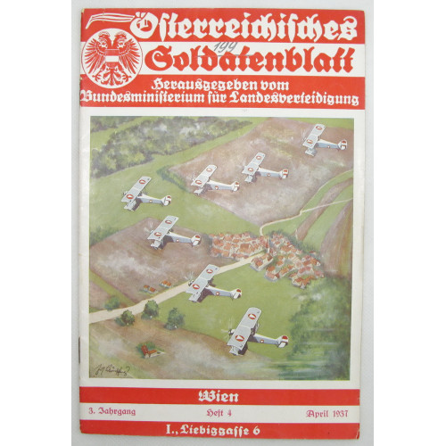 Österreichisches Soldatenblatt Heft 4 April 1937