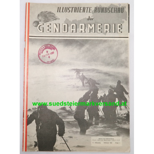 Illustrierte Rundschau der Gendarmerie Februar 1968