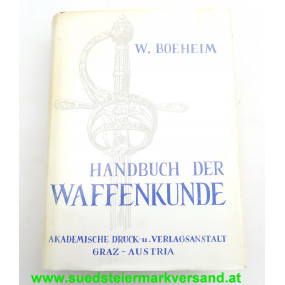 W. Boeheim, Handbuch der Waffenkunde