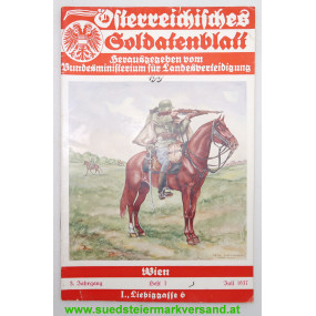 Österreichisches Soldatenblatt Heft 7 Juli 1937
