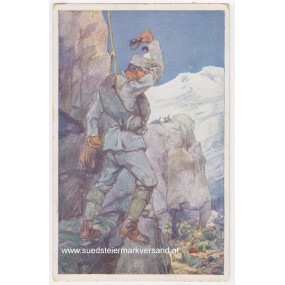 k. u. k. Ansichtskarte / Postkarte,  Korporal Rudolf Fellner