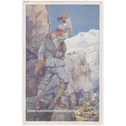 k. u. k. Ansichtskarte / Postkarte,  Korporal Rudolf Fellner