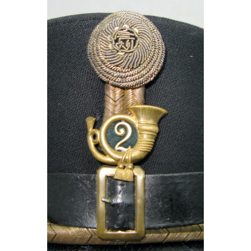 Schwarze steife Kappe für k. u. k. Offiziere