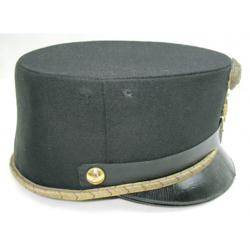 Schwarze steife Kappe für k. u. k. Offiziere