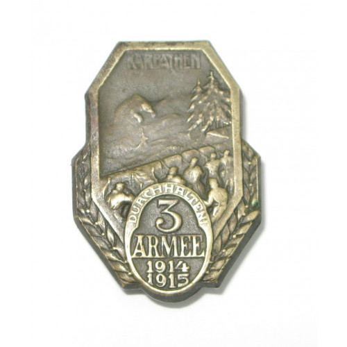 k. u. k. Kappenabzeichen, 3. Armee 1914/1915 KARPATHEN