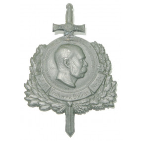 k. u. k. Kappenabzeichen, 1914-1916 Infanterie Regiment Freiherr v. Bolfras Nr. 84 