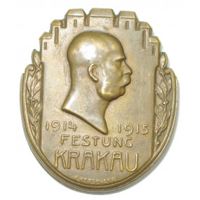 k. u. k. Kappenabzeichen, Festung KRAKAU 1914-1915