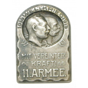 k. u. k. Kappenabzeichen, 11. ARMEE MIT VEREINTER KRAFT 1914 - 1915
