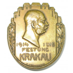 k. u. k. Kappenabzeichen, Festung KRAKAU 1914-1915