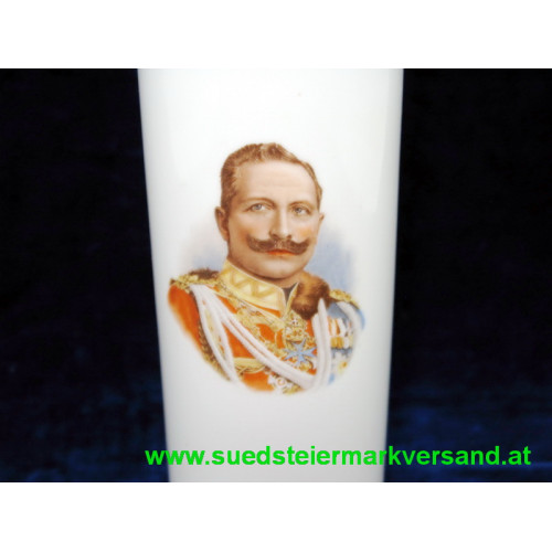 Patriotische Vase Kaiser Wilhelm II.