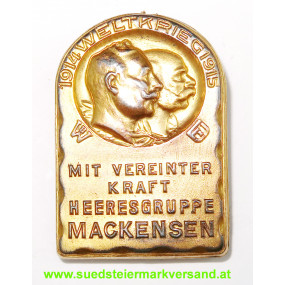 k. u. k. Kappenabzeichen, HEERESGRUPPE MACKENSEN WELTKRIEG 1914-15