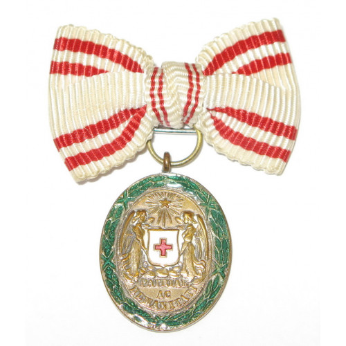 Österreich / K.u.K. Monarchie, Ehrenzeichen vom Roten Kreuz, Bronzene Ehrenmedaille mit KD