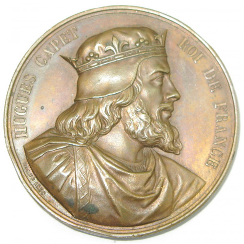 Medaille HUGUES CAPET ROI DE FRANCE