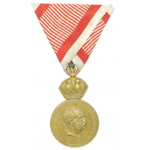 Bronzene Militärverdienstmedaille Signum Laudis FJI.
