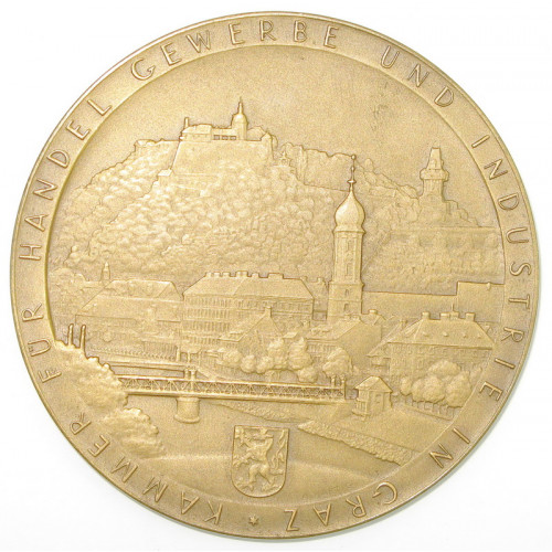 Ehrenmedaille der Kammer für Handel, Gewerbe und Industrie in Graz 1930