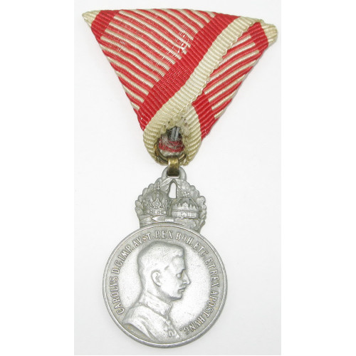 Kaiser Karl Bronzene Militärverdienstmedaille Signum Laudis