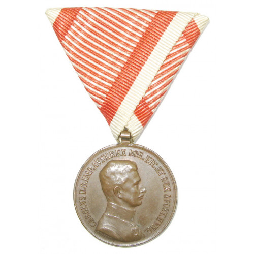 Kaiser Karl, Bronzene Tapferkeitsmedaille  2. Klasse