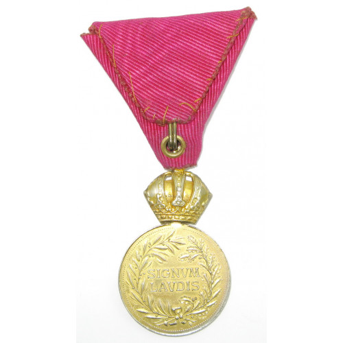 Kaiser Franz Josef I., Bronzene Militärverdienstmedaille Signum Laudis
