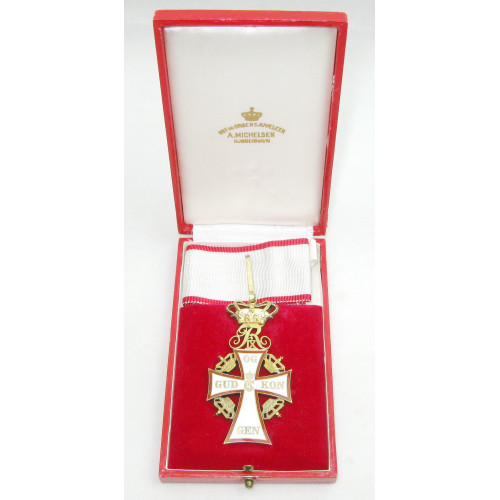 Dänemark, Dannebrog-Orden Frederik IX. (1947-1972) Komturkreuz