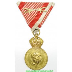 Kaiser Franz Josef I., Bronzene Militärverdienstmedaille Signum Laudis